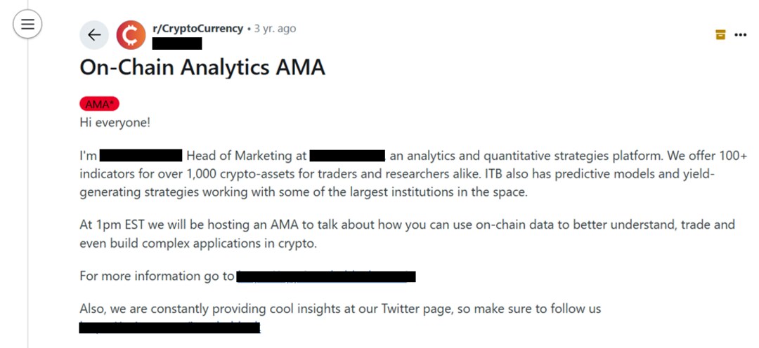 Crypto tool AMA